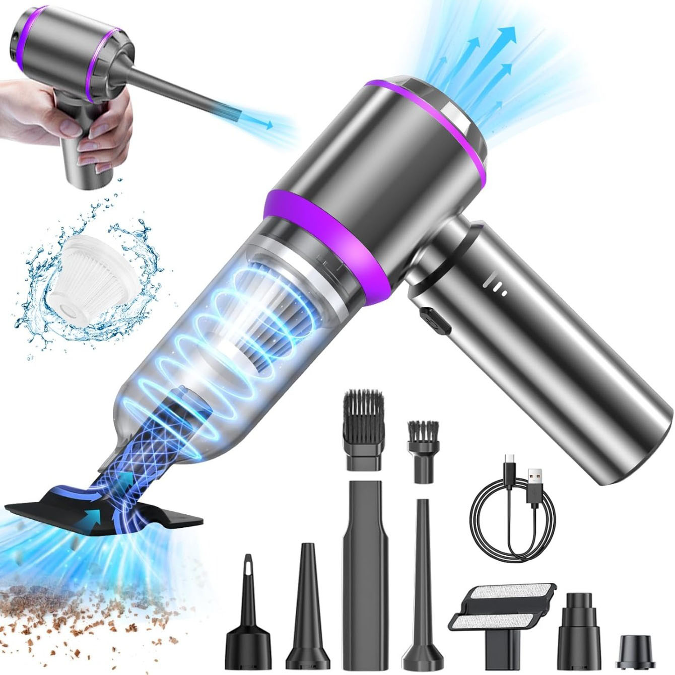 Home Appliances - Powerful Car Vacuum Cleaner | Cordless
