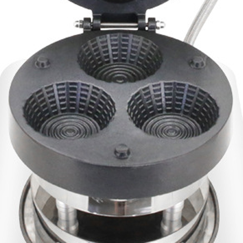 Commercial Triple-Hole Ice Cre - Mini Waffle Maker Machine recension och pris