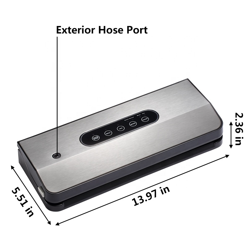 2 1 Electric Stainless Steel V - Food Vacuum Sealer Machine recension och pris