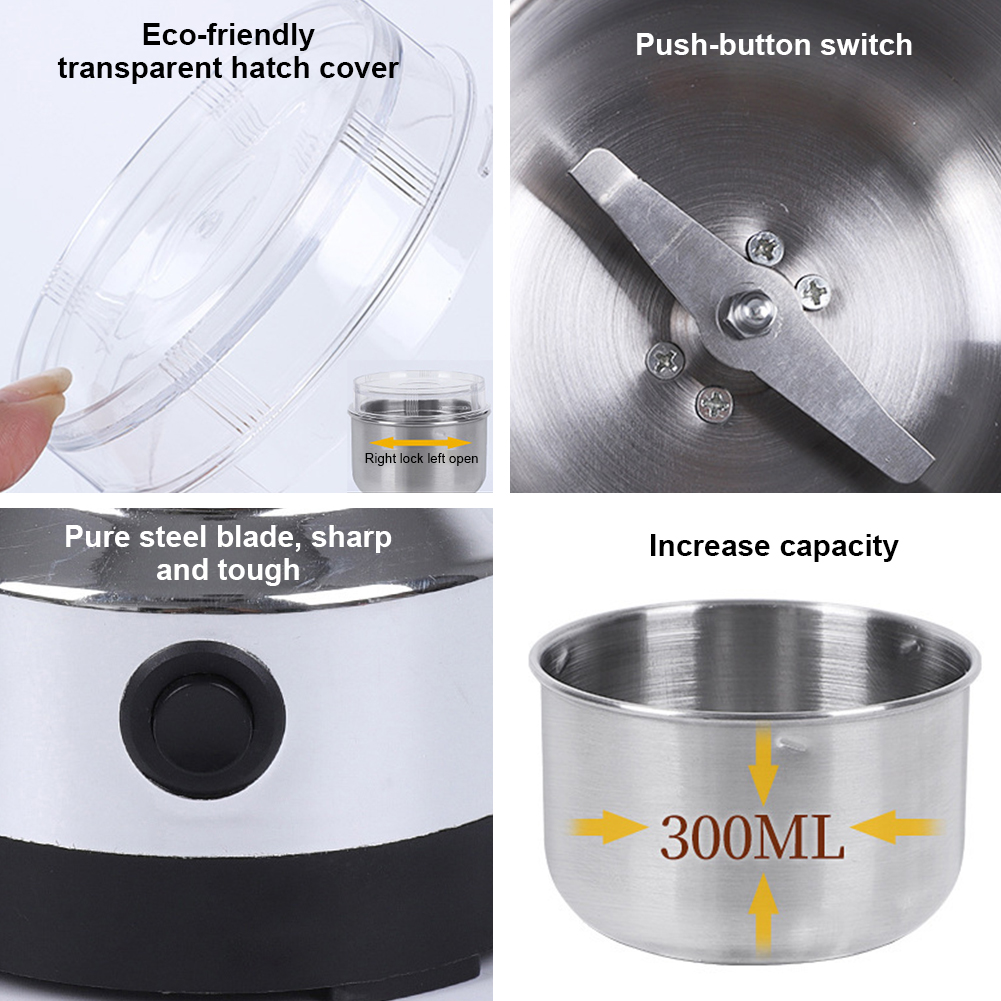 Electric Coffee Grinder Stainl - Coffee Bean Grinder Electric recension och pris