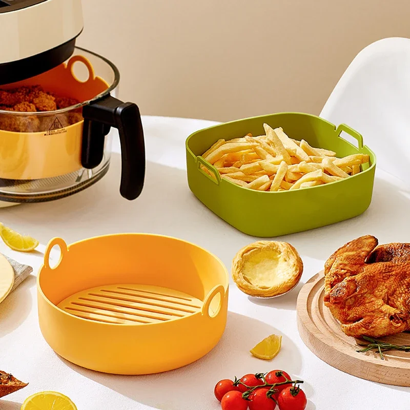 Round Air Fryer Liners Square  - Air Fryer Silicone Pot Liner recension och pris